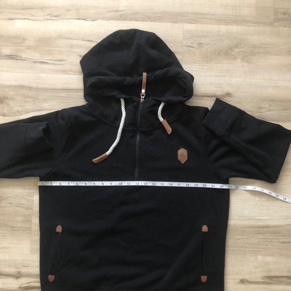 Men's Black Hoodie Sweater - Picture 2 of 7